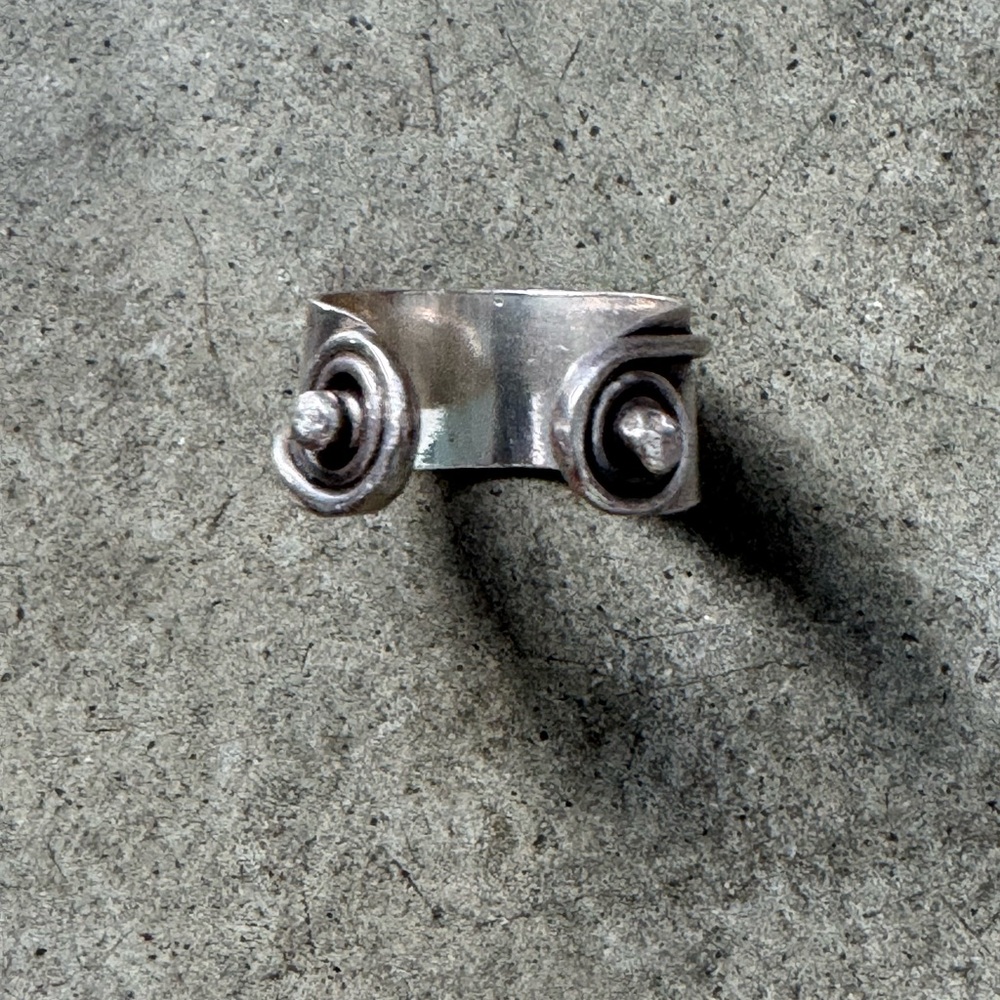 925 Silver Mens Open Ring